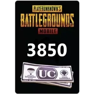 3850 UC PUBG Mobile (Unknown Cash) Global