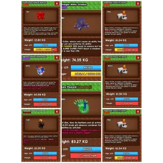 Pet Boosting Bundle For Grow a Garden