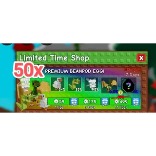 50x Premium Beanpod Eggs Grow A Garden