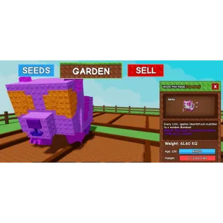 Huge Venom Pink Panda 60/61KG+ Grow A Garden