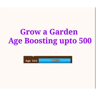 Grow a Garden Pet Age Boosting upto 500