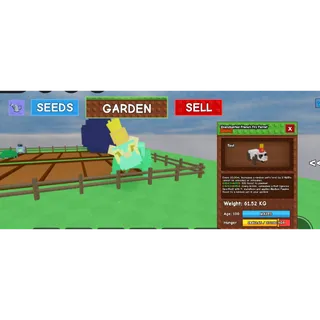 Huge Everchanted French Fry Ferret 60/61kg+ Grow A Garden max 20 minute Ability without any Toy