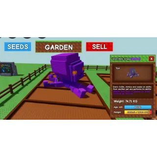 Huge 15 Sec No Toy Venom Mimic Octopus age 125  74/75kg+ Grow A Garden