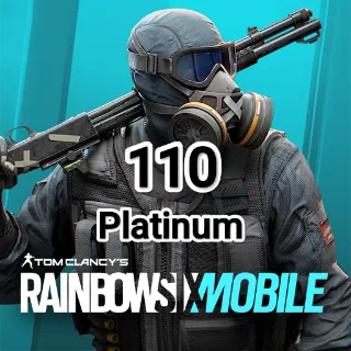 110 Platinum Tom Clancy's Rainbow Six Mobile Global Fast Delivery