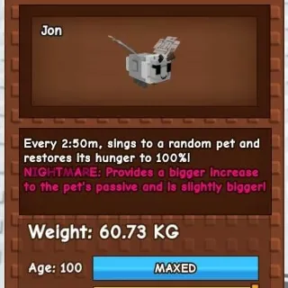 Huge Nightmare Moth 60kg+ Grow A Garden