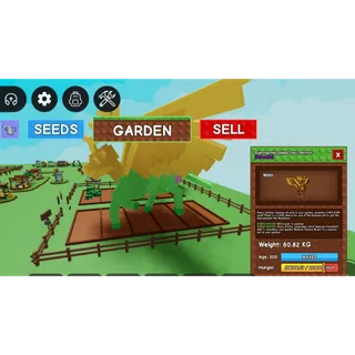 Everchanted Gilded Choc Peryton 60/61KG+ Grow A Garden