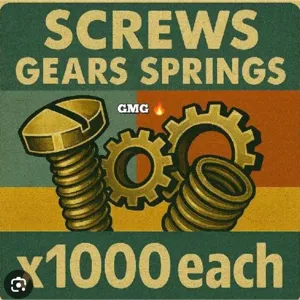 1K Screws/Springs/Gears