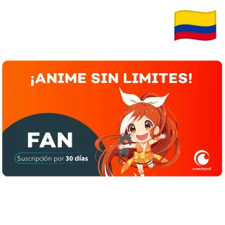 Crunchyroll Fan 1 Month (COLOMBIA)