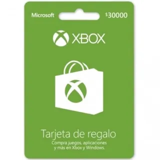 $30000 COP Xbox Gift Card (COLOMBIA)