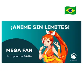 Crunchyroll Mega Fan 1 Month (BRAZIL)