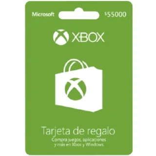 $55000 COP Xbox Gift Card (COLOMBIA)