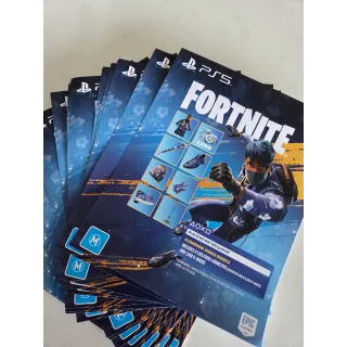 Fortnite Flowering Chaos Bundle PS5 Playstation Code Key (AU) Unscratched