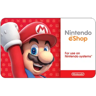 $35.00 Nintendo eShop Gift Card USA