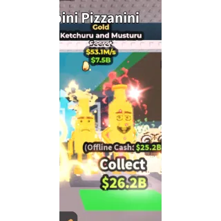 Gold ketchuru and musturu 