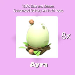 8x Woodland Egg