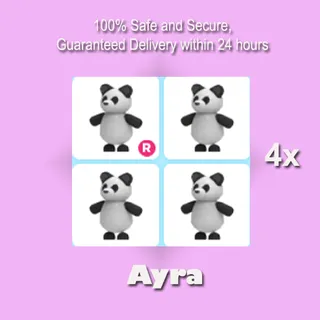4x Panda