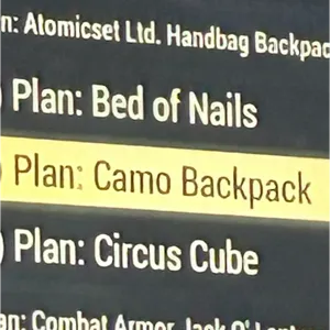 Camo Backpack
