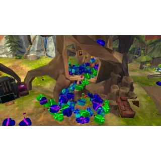 AC VR: 6 Large bags of colored chocolate heart boxes