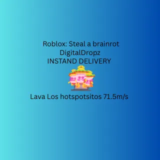 Lava Los Hotspotsitos 71.5m/s INSTANT DELIVERY