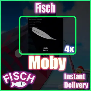 4x SPARKING SHINY BIG MOBY