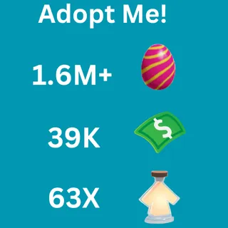 1.6M+ Candy Egg , Bucks , Potions & Pets and much more 