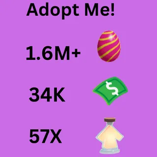 1.5M+ Candy Egg , Bucks , Potions & Pets and much more 