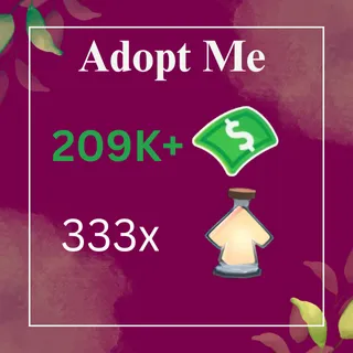 209K+ bucks with 333x  portions 