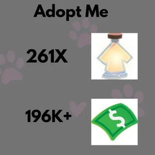 196k+ bucks and 261X portions 