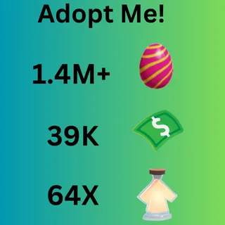 1.4M+ Candy Egg , Bucks , Potions & Pets and much more 
