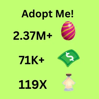 2.37M Candy Egg,71K Bucks, 119X Potions & Pets and much more 