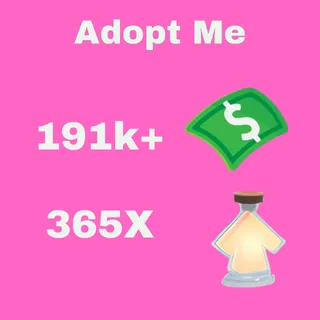 191k+ bucks , 365x portions , pets and much more 