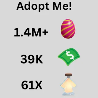 1.4M+ Candy Egg , Bucks , Potions & Pets and much more 