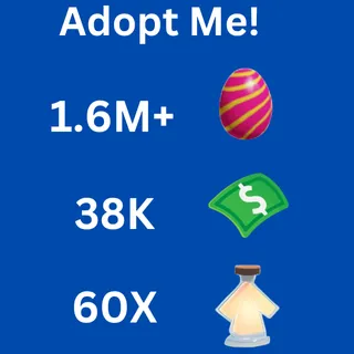 1.6M+ Candy Egg , Bucks , Potions & Pets and much more 