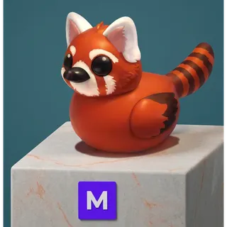 Mega Red Panda Ducky
