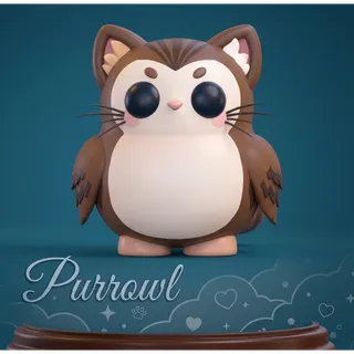 Purrowl Mega Neon - ADOT ME