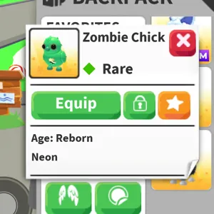 NEON Zombie Chick