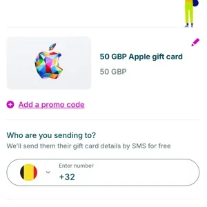 BELGIAN 50 EURO APPLE GIFT CARD