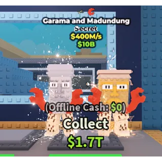 Garama and Madundung (400M/s) 