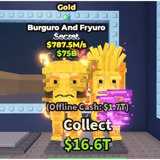 Gold Burguro and Fryuro (787.5M/s)