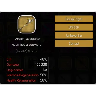 Ancient God Percier Limited 