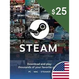 $25.00 STEAM GIFT CARD