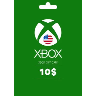 $10.00 USD Xbox Gift Card