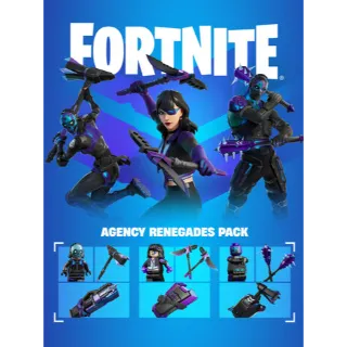 Fortnite Agency Renegades Pack All Platform