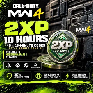 MW4 - 10 Hours Double XP Boost