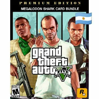 Grand Theft Auto V: Premium Online Edition & Megalodon Shark Card Bundle