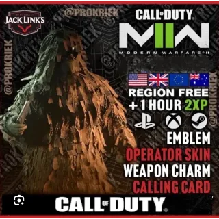 GHILLIE SKIN ⚡️⚡️JACK LINKS⚡️⚡️ COD MW2 