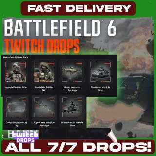 Battlefield 6 Twitch Drops 7 items