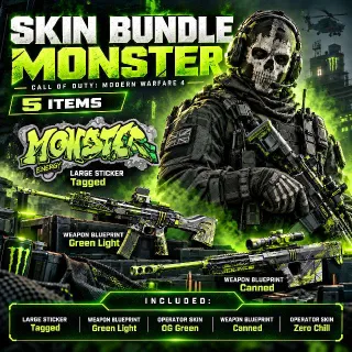 COD MW4 Monster Energy Full Set