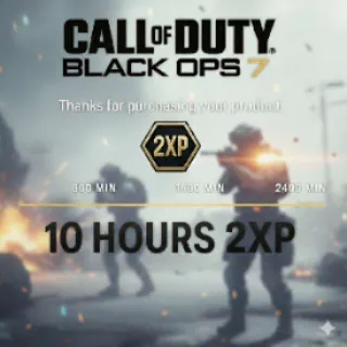 Call of Duty Black Ops 7 - 10 Hours Double XP (2XP)
