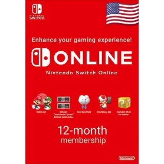Nintendo Switch Online 12 Month